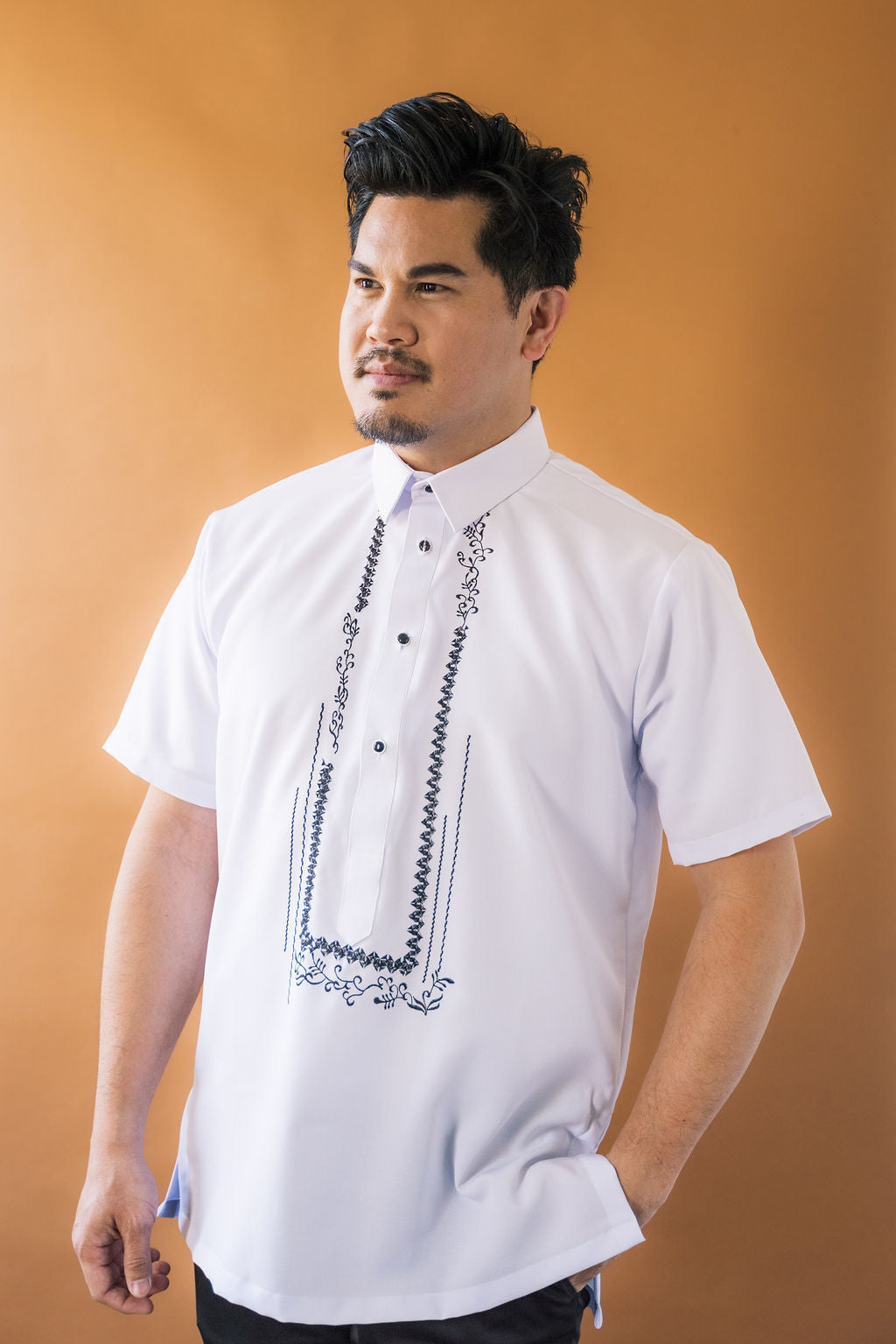 New Philippine Barong Tagalog Filipino Casual good Dress Shirt 2XL